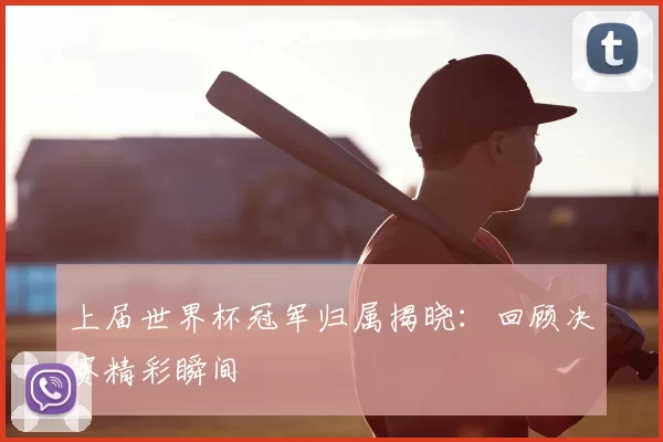 上届世界杯冠军归属揭晓：回顾决赛精彩瞬间