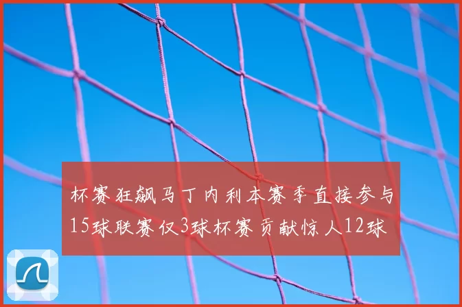 杯赛狂飙马丁内利本赛季直接参与15球联赛仅3球杯赛贡献惊人12球